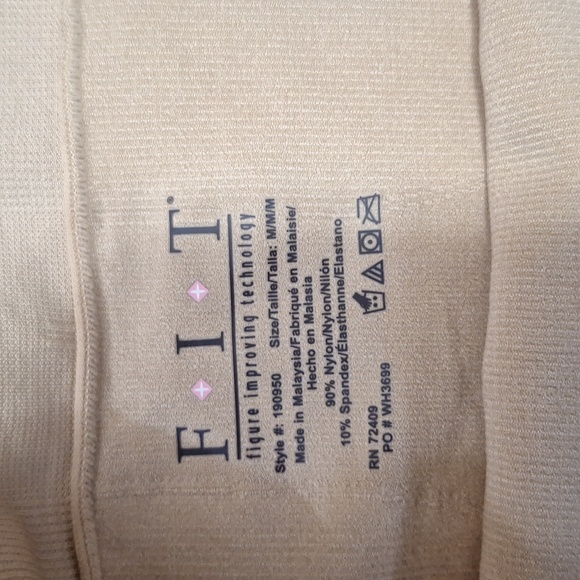 FIT Figure Improving Technology tummy thigh control shapewear underwear - M nude - Picture 6 of 7